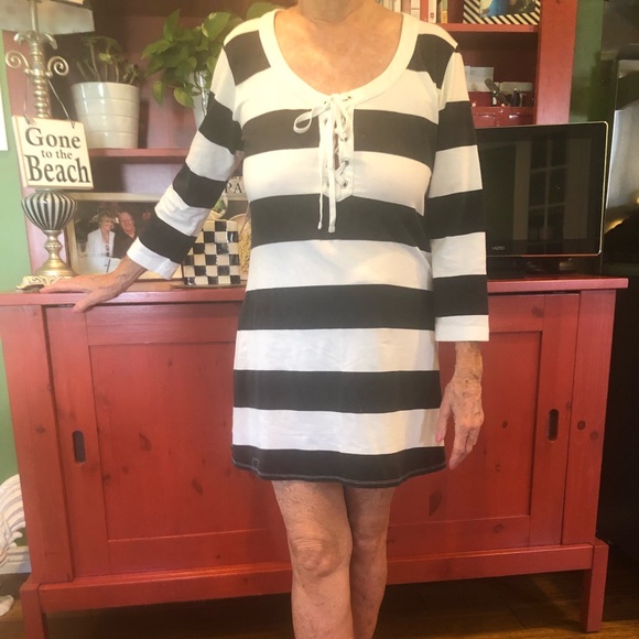 Tommy Bahama Other - Tommy Bahama Navy&White Cover-up/Dress